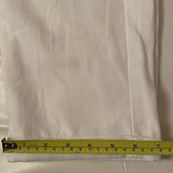 Ci Sono Wovens Linen Blend Lightweight Pockets White Women’s Boho Pants Size L - Picture 7 of 10